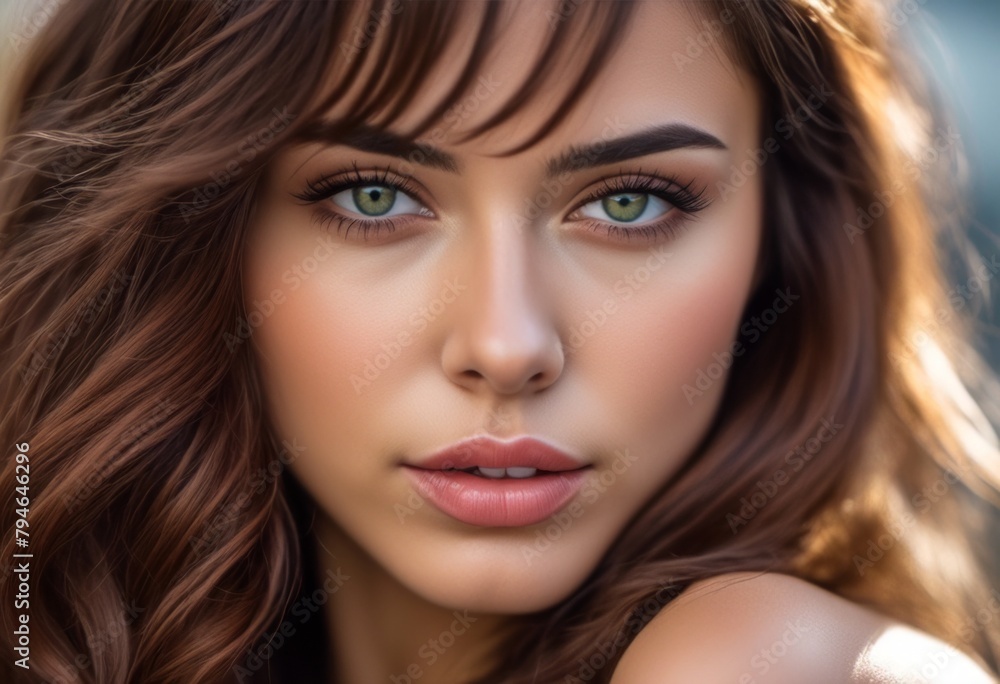 A Portrait Of Breathtakingly Gorgeous, Exotic, Beautiful Woman.
A Portrait Of Breathtakingly Gorgeous, Exotic, Beautiful Woman.