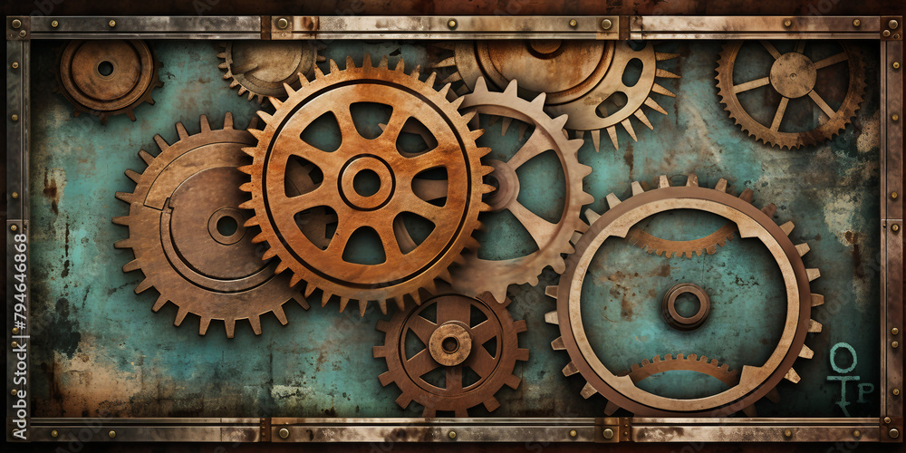 old rusty gears old rusty gears