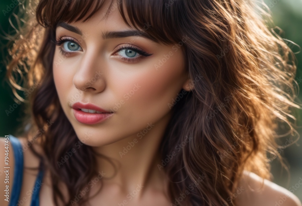 A Portrait Of Breathtakingly Gorgeous, Exotic, Beautiful Woman.
A Portrait Of Breathtakingly Gorgeous, Exotic, Beautiful Woman.