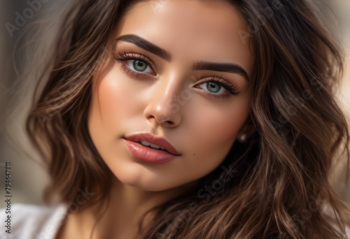 Wallpaper Mural A Portrait Of Breathtakingly Gorgeous, Exotic, Beautiful Woman.
 Torontodigital.ca