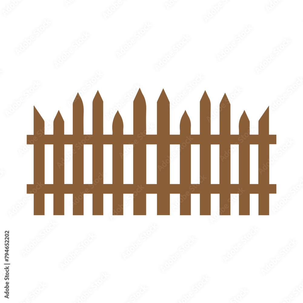 Fence icon set. Simple vector for web design isolated on white background. Fence icon set. Simple vector for web design isolated on white background.