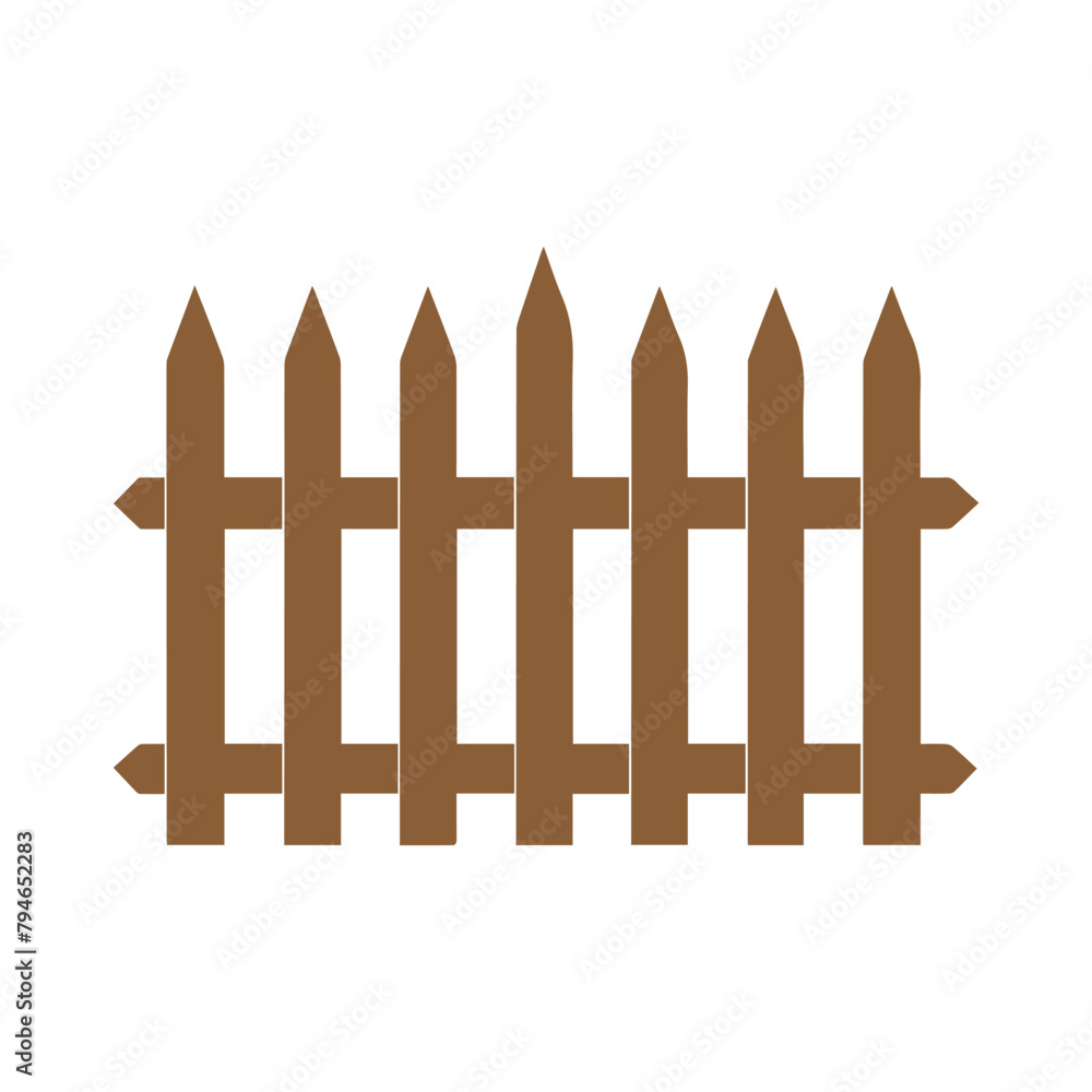 Fence icon set. Simple vector for web design isolated on white background. Fence icon set. Simple vector for web design isolated on white background.