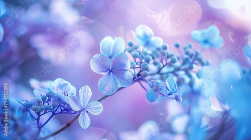 beautiful pastel purple, pastel blue, and white 