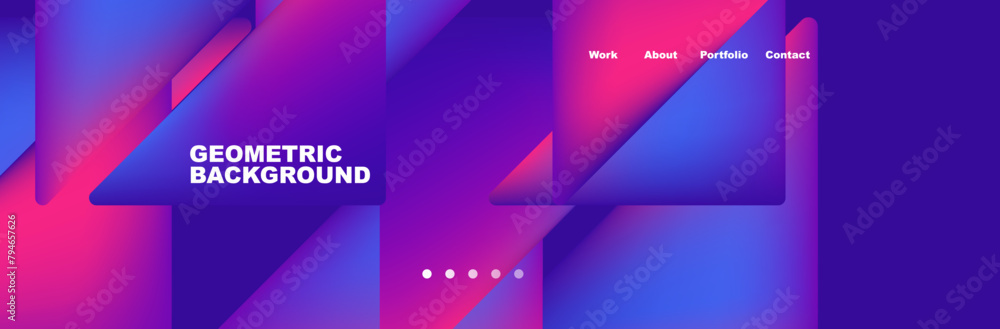 Vibrant geometric background featuring purple, violet, and electric blue triangles in a symmetrical pattern. Perfect for event entertainment with a modern and energetic vibe Vibrant geometric background featuring purple, violet, and electric blue triangles in a symmetrical pattern. Perfect for event entertainment with a modern and energetic vibe