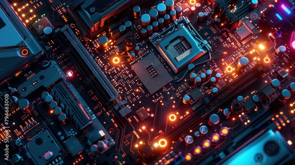 Photos CPU board modern style Photos CPU board modern style