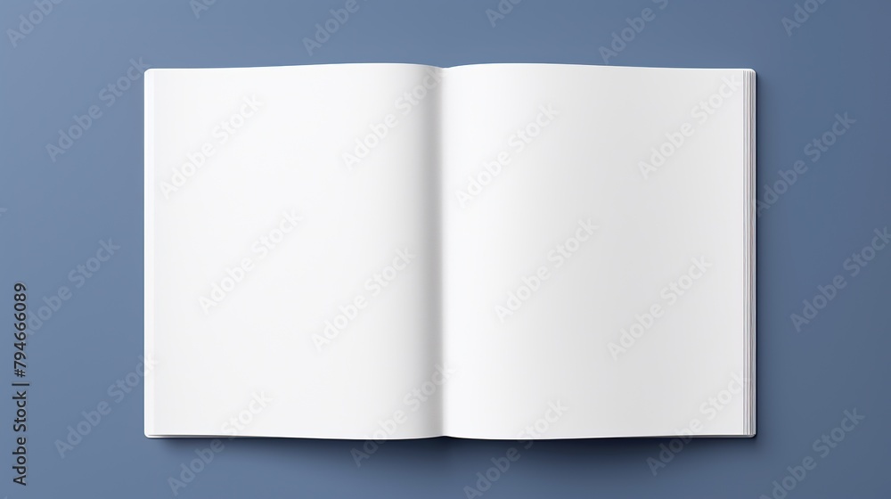 3D Rendering of Opened Blank White A4 Magazine Brochure Mockup
3D Rendering of Opened Blank White A4 Magazine Brochure Mockup