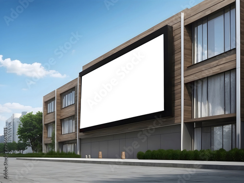 Wallpaper Mural Building an outdoor sign board, an outdoor wallboard, an outside empty board, and an outdoor billboard design. Torontodigital.ca