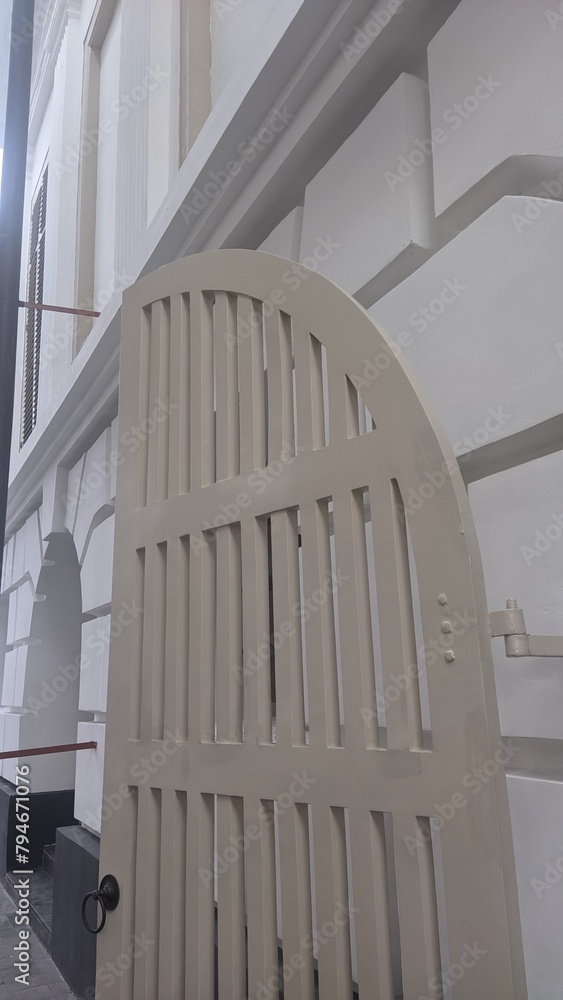 Obraz premium detail of a building with columns