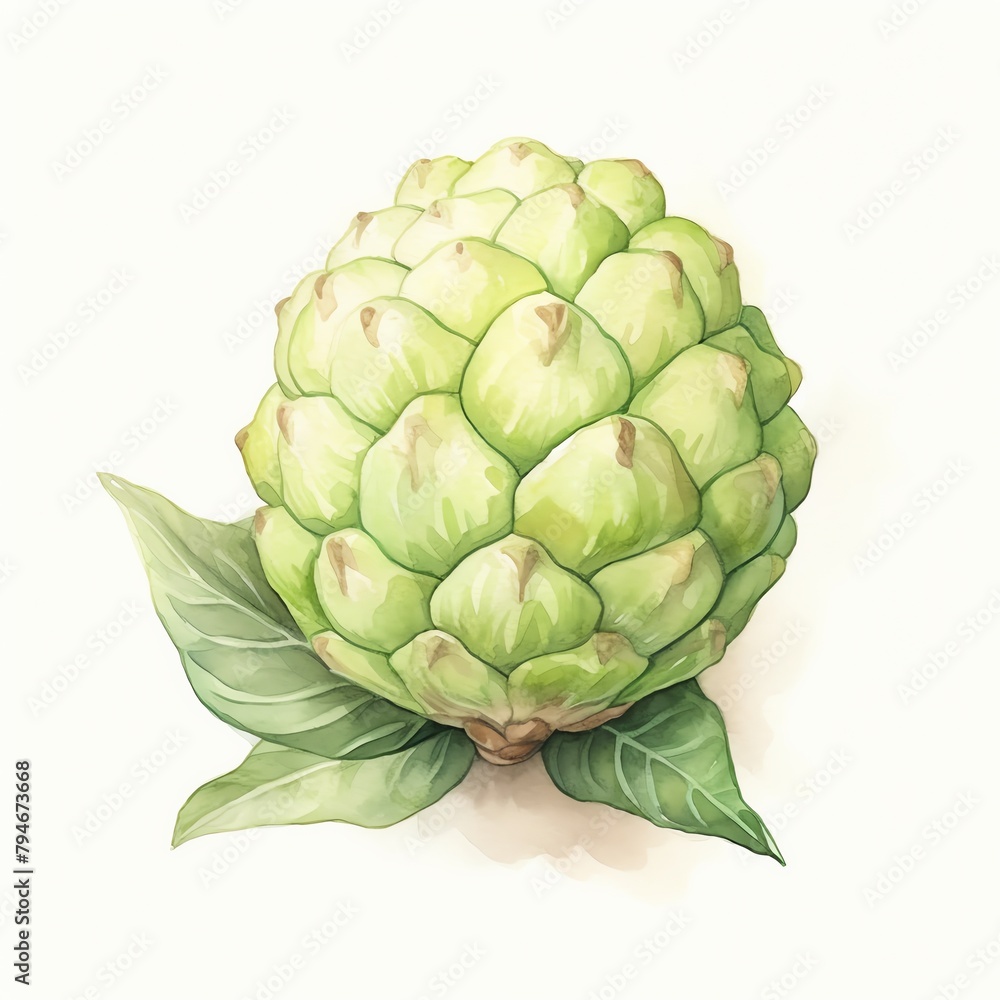 Obraz premium Sugar Apple, sweet sugar apple