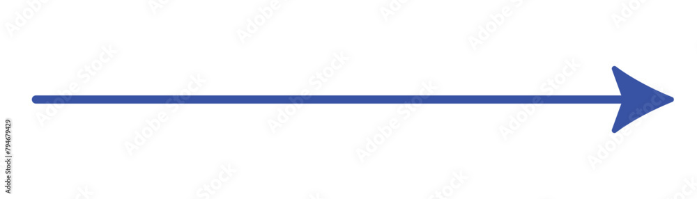 long blue arrow icon vector illustration. Right blue arrow. long blue arrow icon vector illustration. Right blue arrow.