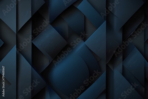 Abstract background dark blue with modern corporate concept and square element 