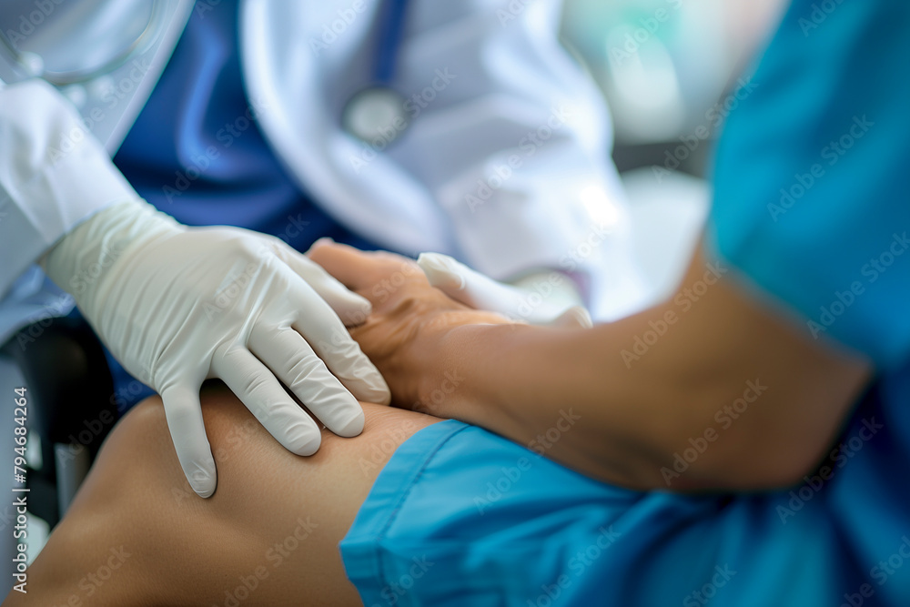 health care. nurse comforting a patient health care. nurse comforting a patient