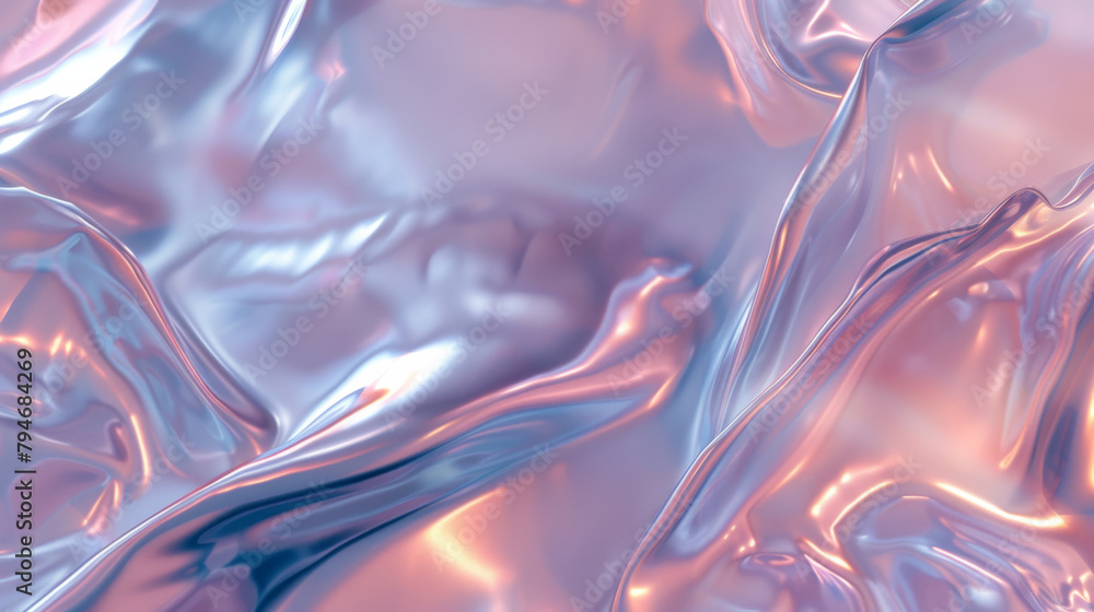 A flowing background texture with wavey liquid elements in a subtle purple and pink colour