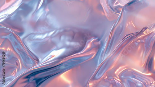 Obraz na płótnie A flowing background texture with wavey liquid elements in a subtle purple and pink colour w salonie