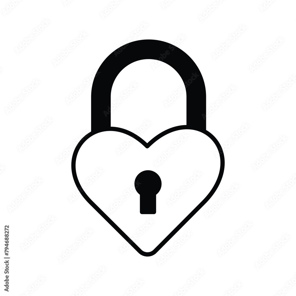padlock icon with white background vector stock illustration padlock icon with white background vector stock illustration