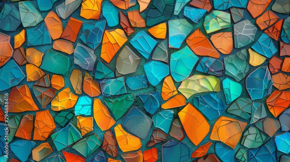 Abstract background with a colorful mosaic Abstract background with a colorful mosaic