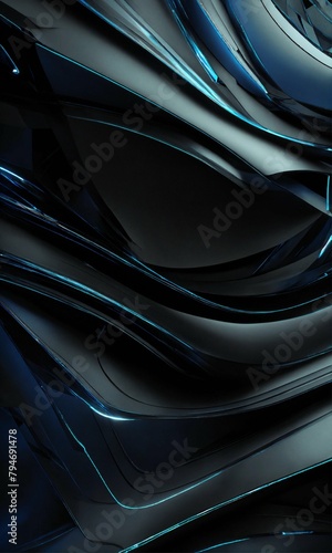 Realistic wallpaper, amoled wallpaper, 3d, 8k, black background photo