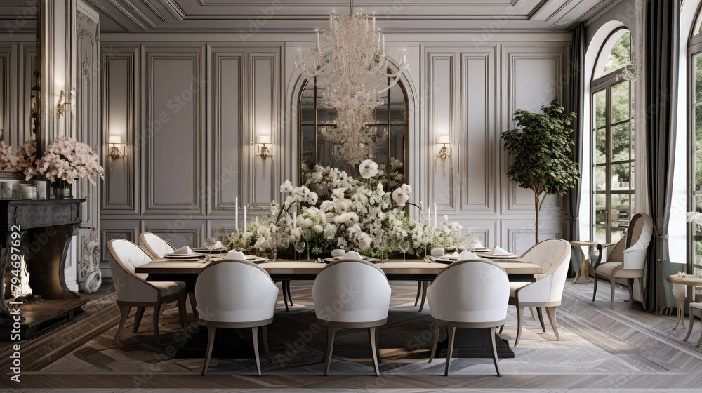 Luxurious and beautiful dining room interior design Luxurious and beautiful dining room interior design