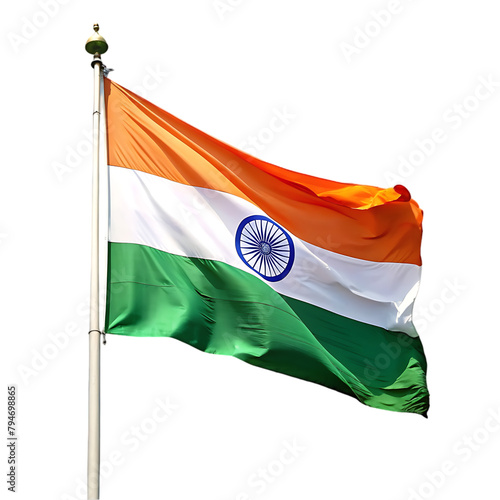 Indian flag transparent background