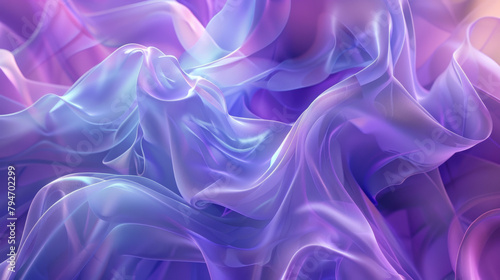 Obraz na płótnie Purple flowing abstract shape background wallpaper with a soothing feel w salonie