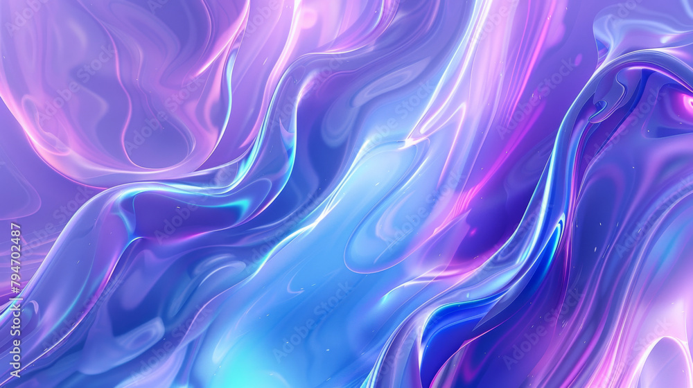 an abstract flowing liquid texture background with blue and pink tones