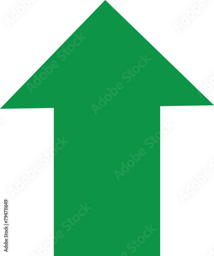 Growing business 3d green arrow on white. Profit arow Vector illustration .Business concept, growing chart. Concept of sales symbol icon with arrow moving up. Economic Arrow With Growing Trend .eps10.