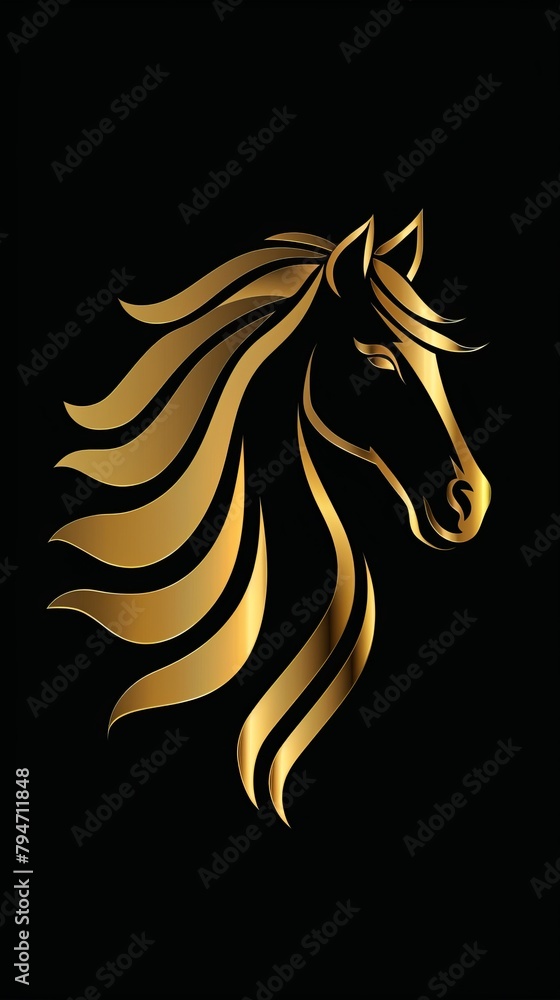 horse 12 (Zodiac) The golden line image of the Rat on a black background can create a feeling of luxury and elegance. The simplicity of the design may make it memorable and easily remembered. horse 12 (Zodiac) The golden line image of the Rat on a black background can create a feeling of luxury and elegance. The simplicity of the design may make it memorable and easily remembered.