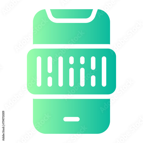 barcode Gradient icon
