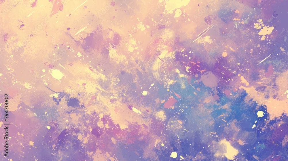 Fototapeta premium Explore a vibrant array of design elements like splatter patterns smudge patterns watercolor artwork urban abstract wallpaper distressed illustrations in hues of denim violet and white orga