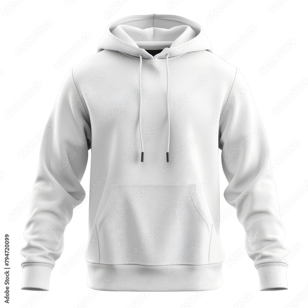 A versatile white men s hoodie with long sleeves and a hood complete with a clipping path ready for your design mockups for print This template showcases sporty apparel isolated on white bac A versatile white men s hoodie with long sleeves and a hood complete with a clipping path ready for your design mockups for print This template showcases sporty apparel isolated on white bac