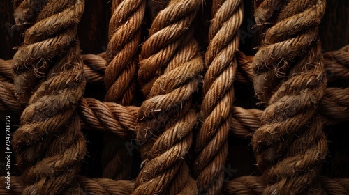 Rolling rope background