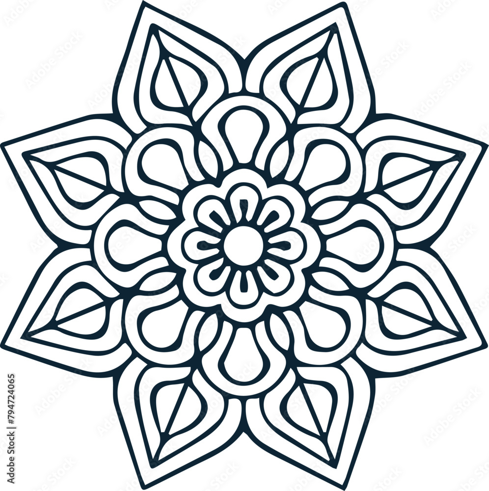 Beautiful mandala art, vector mandala design Beautiful mandala art, vector mandala design