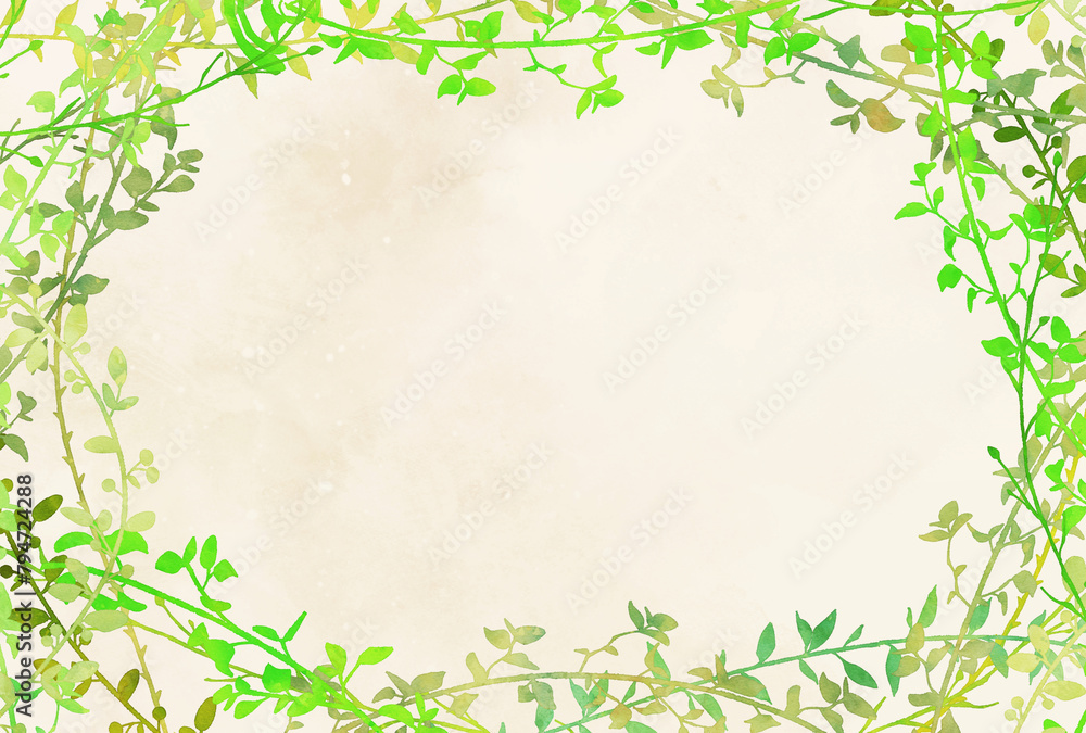 背景素材_水彩_植物 背景素材_水彩_植物