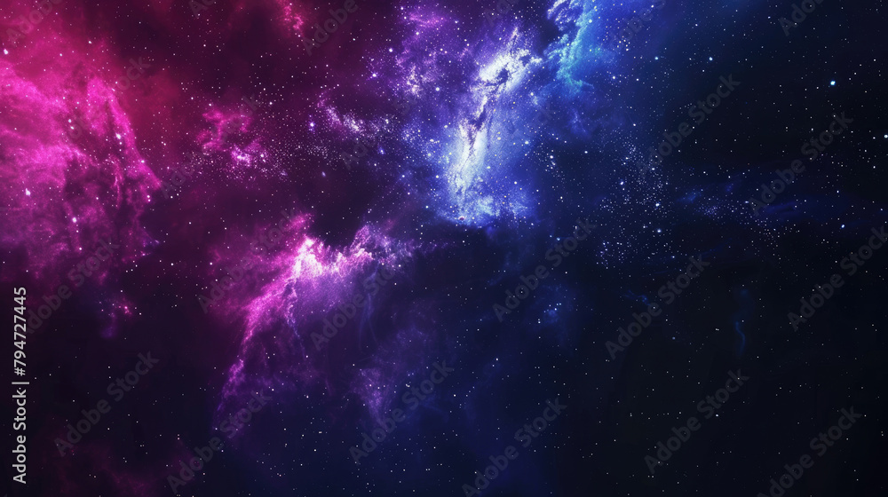 Galaxy and nebula background that combines the mystery of space with stunning colors