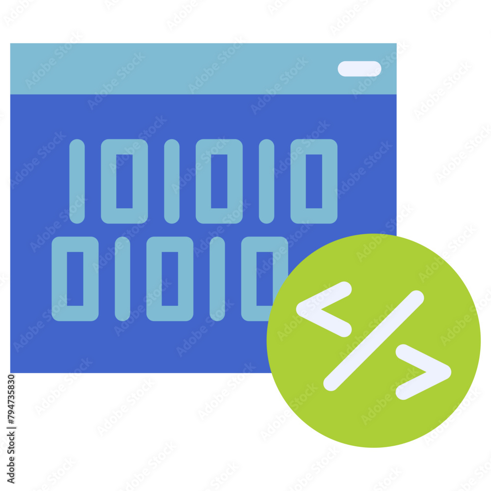 programmer flat icon programmer flat icon