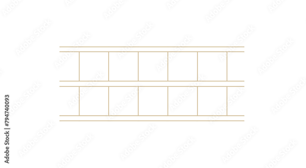 This is a line illustration of manuscript paper. This is a line illustration of manuscript paper.