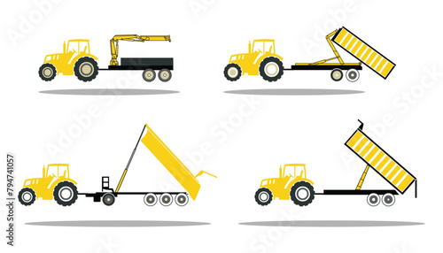 construction truck  equipment for the building work