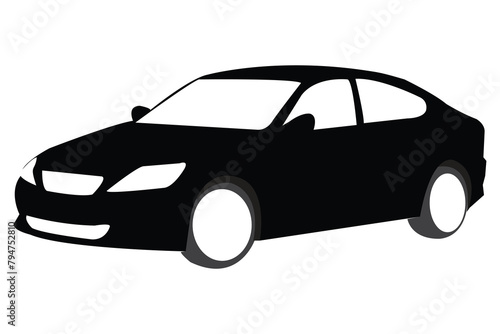 car silhouette design illustration