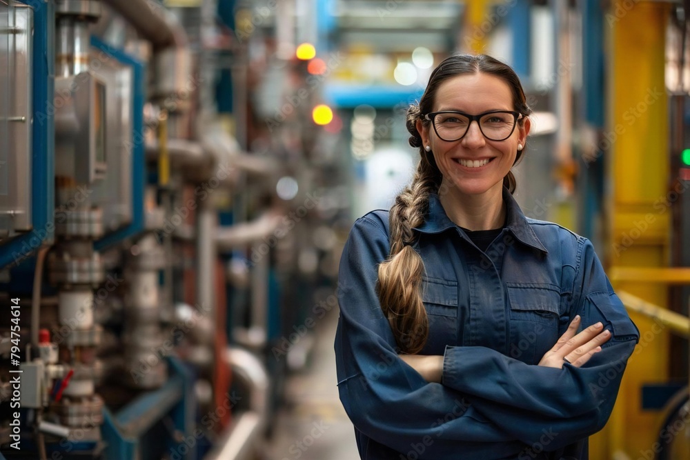 Empowered Woman: A Manufacturing Engineer's Portrait Empowered Woman: A Manufacturing Engineer's Portrait