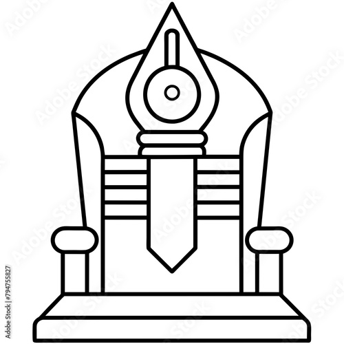 Osiris hrone minimalistic artwork- Vector - Vector art - Vector illustration - Vector design - Latest Vector - Ultimate Vector - Premium Vector - Vector pro - Premium illustration