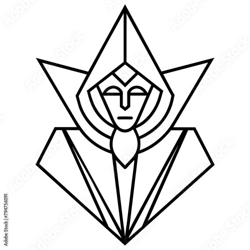 T-shirt Design Vector abstract osiris figure design - Vector - Vector art - Vector illustration - Vector design - Latest Vector - Ultimate Vector - Premium Vector - Vector pro - Premium illustration