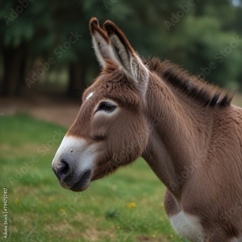 close up of a donkey © Rahman