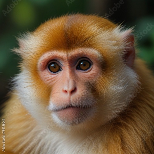 close up of a macaque © Rahman