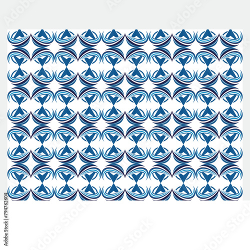 Flat design colorful geometric pattern