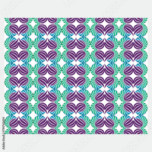 Flat design colorful geometric pattern