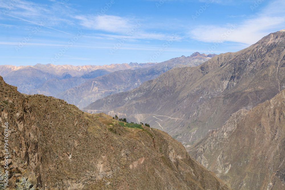 Andes mountains in Peru