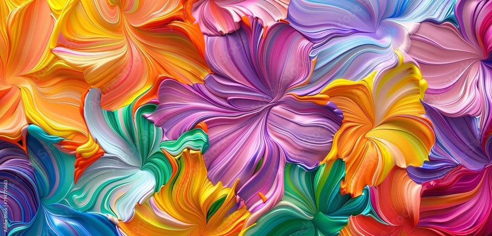 Abstract background, hand drawn flower painting in pastel shades , spring background Abstract background, hand drawn flower painting in pastel shades , spring background