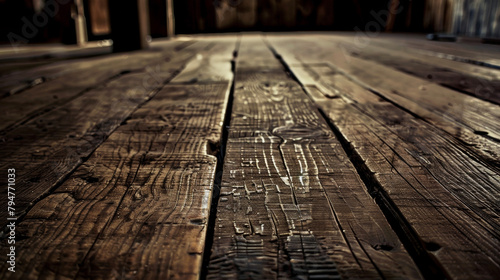 The floorboards creaked underfoot as if whispering tales of the saloons dark history to those who dared to listen. . photo