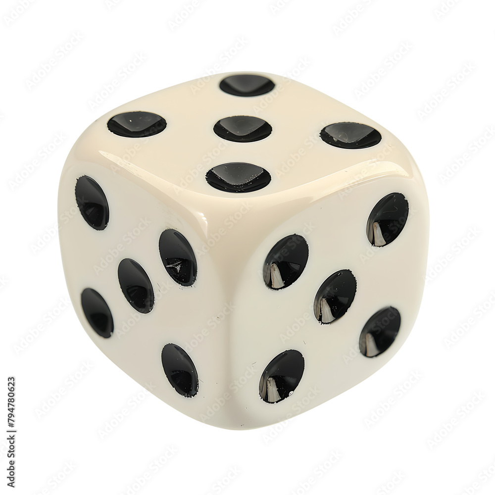 Square dice, for gaming needs