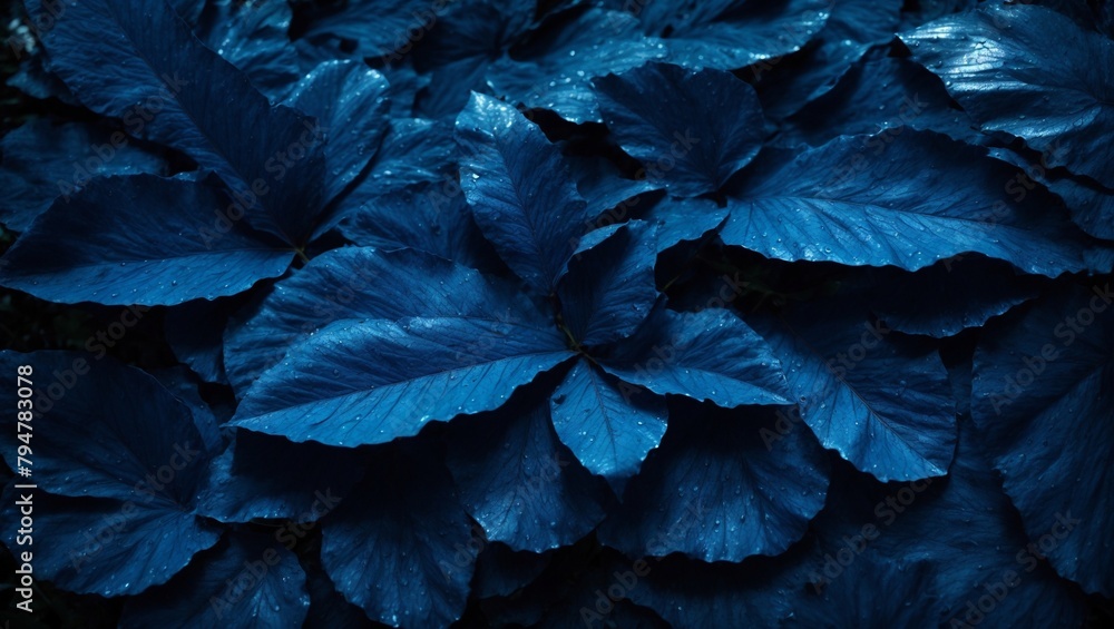 Group background of dark green tropical leaves in close-up. (Monster, palm, coconut leaf, fern, palm leaf, banana leaf) Nature concept. Tropical forest blue leaf natural illustration Group background of dark green tropical leaves in close-up. (Monster, palm, coconut leaf, fern, palm leaf, banana leaf) Nature concept. Tropical forest blue leaf natural illustration